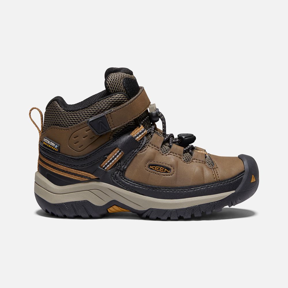 Keen Outdoor Bot Çocuk Kahverengi/Siyah - Targhee Waterproof - Türkiye ZSGH83104